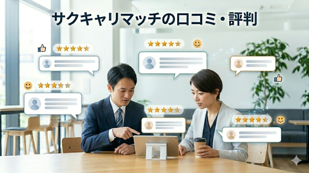 サクキャリマッチの口コミ・評判