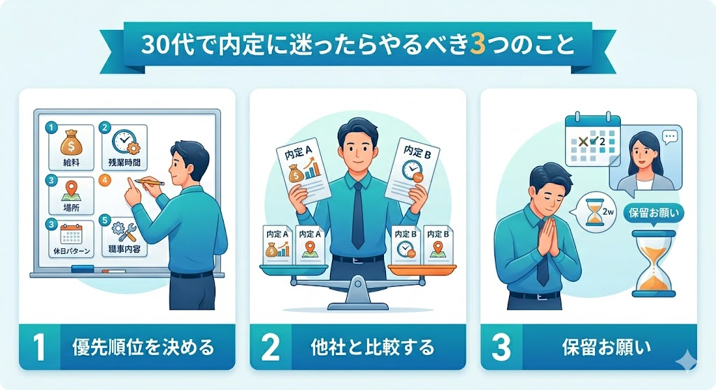 30代の内定が迷いやすい5つの理由